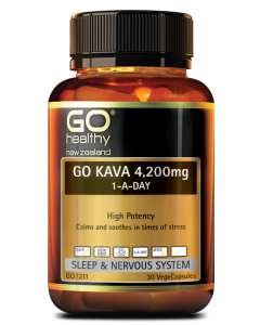 Go Healthy Go Kava 4200mg 1-a-day 30 Capsules