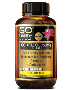 Go Healthy Krill Oil 750mg Reflux Free 60 Capsules
