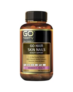 Go Healthy Hair Skin Nails Beauty Support 100 Capsules