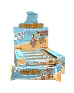Grenade Protein Bar (12 Pack) - Chocolate Chip Cookie Dough 05/24 Dated