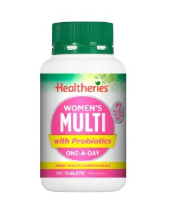 Healtheries Womens Multi + Probiotic 100 Tablets