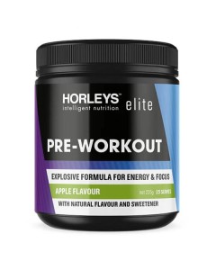 Horleys Elite Pre-Workout 225g - Apple 08/24 Dated