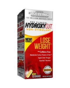 Hydroxycut Pro Clinical 99% Caffeine Free 60ct US - 11/24 Dated