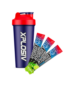 Xplosiv Shaker + Hydroxycut Drink Mix Samples