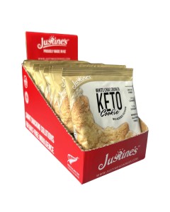 Justine's Keto Milky White Crunch Cookie 40g (12 Pack)