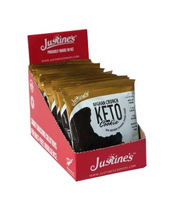 Justine's Cookie Keto Afghan Crunch 40g (12 Pack)