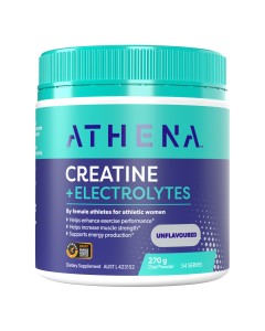 Athena Creatine + Electrolytes 270g - Unflavoured