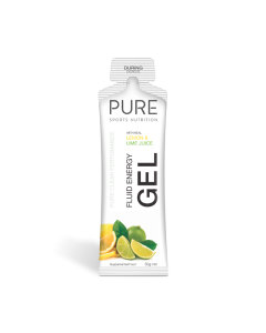 Pure Sports Nutrition Fluid Energy Gel Single - Lemon Lime 04/23 Dated