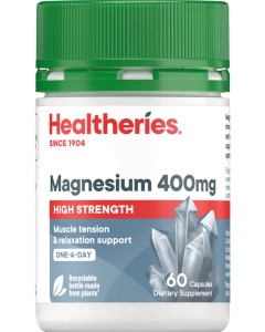 Healtheries 400mg Magnesium 60 Capsules