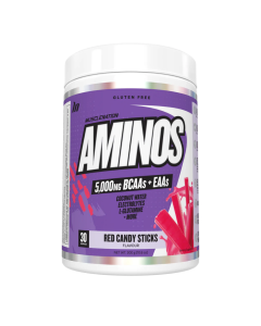 Muscle Nation Aminos 30 Serves - Red Candy Sticks 02/24 Dated
