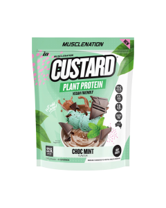 Muscle Nation Custard Plant Protein - Choc Mint 01/24 Dated