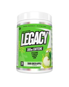 Muscle Nation Legacy Pre-Workout - Sour Green Apple 10/23 Dated (CLEARANCE)