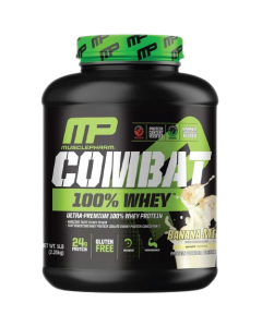 Musclepharm Combat 100% Whey 5lb Banana - Dated 05/26