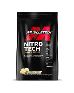Muscletech Nitro-Tech Whey Gold 10lb - French Vanilla Cream 08/24