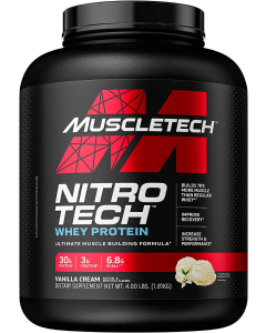 Muscletech Nitro-Tech 1.8kg - Vanilla 11/24 Dated