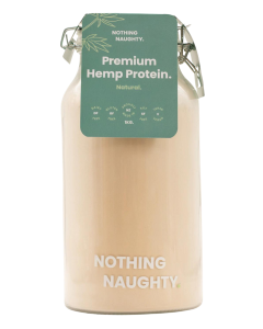 Nothing Naughty Unflavoured Organic Hemp Protein Powder 1kg