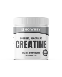 NoWhey Creatine HCL - 100 Serves - Dated 05/26