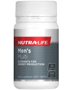 Nutra-Life Mens Multi 30 Capsules