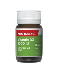 Nutra-Life Vitamin D3 1000 IU 60 Caps