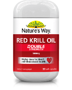 Natures Way Red Krill Oil 1000mg - 30 Serves