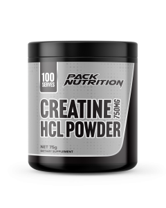 Pack Nutrition Creatine HCL Powder - 100 Serves