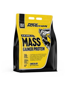 Pack Nutrition Level 1 Mass Gainer Protein 10lb - Chocolate 05/24 Dated