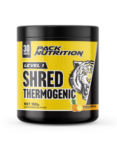 Pack Nutrition Level 1 Shred Thermogenic Powder - 30 Serves