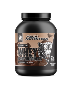 Pack Nutrition Level 2 Whey Protein Powder 4lb Tub - Chocolate 05/24 Dated