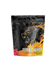 Pack Nutrition Feral Whey Protein 1lb - Raspberry