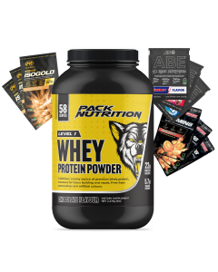 Pack Nutrition Level 1 Whey Protein 5lb + Gifts