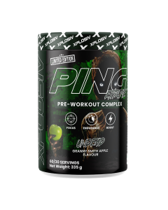 Xplosiv Ping Xtreme Pre-Workout - 30/60 Serves Granny Smith - Dated 06/25