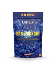 Macro Mike Pre-Workout - Blueberry Fizz Caffeine Free 01/24 Dated