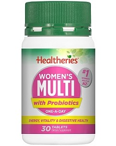 Healtheries Womens Multi + Probiotic 30 Tablets