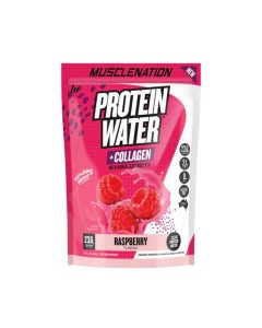 Muscle Nation Protein Water 10 Serves - Raspberry