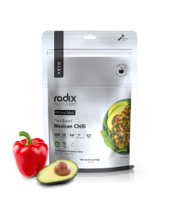 Radix Nutrition 400kcal Keto Main Meal - Plant Based Mexican Chilli 03/24 Dated