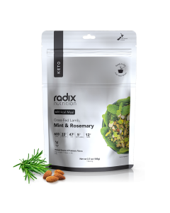 Radix Nutrition 600kcal Keto Main Meal - Grass Fed Lamb With Mint And Rosemary 03/24 Dated