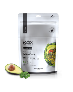 Radix Nutrition 600kcal Keto Main Meal - Plant Based Indian Style Curry 01/24 Dated