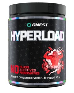Onest Hyperload Explosive Pre-Workout Red Frog - Dated 07/25