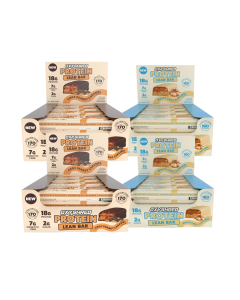 Bundle of 4 EHP Labs Oxyshred Lean Protein Bars (12 Pack)