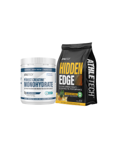 Athletech Purest Creatine 250g + Hidden Edge Carbs 1kg