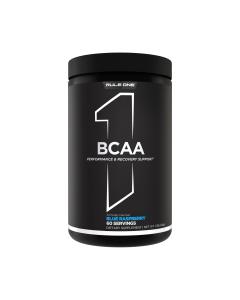 Rule 1 BCAA 60 Serves Blue Raspberry - Dated 04/26