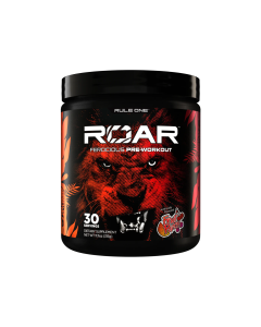 Rule 1 Roar Ferocious Pre-Workout Fruit Punch - Dated 12/25