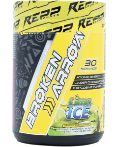 Repp Sports Broken Arrow Elite Pre-Workout 30 Serves - Lime Ice 05/24 Dated