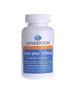 Sanderson Ester-Plex 1150mg Chewable Vitamin C 165 Chewable Tablets