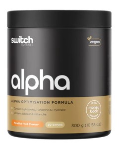 Switch Nutrition Alpha Switch Advanced 30 Serve Paradise Fruits - Dated 3/26