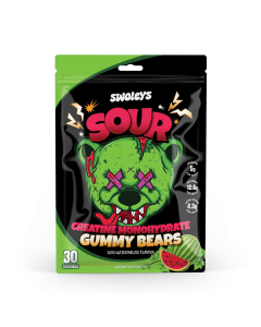 Swoleys Creatine Monohydrate Sour Gummy Bears - 30 Serves