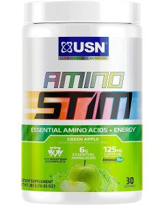 USN Aminostim 30 Serves - Green Apple 12/24 Dated