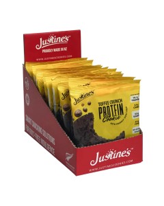 Justines Vegan Toffee Crunch Cookie 45 g (12 Pack)