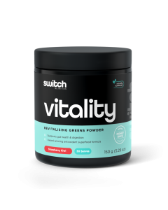 Switch Nutrition Vitality Switch - 30 Serves Strawberry Kiwi - Dated 02/26