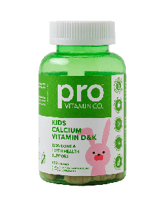 Pro Vitamin Co Kids Calcium Vitamin D&K 100 Gummies 03/24 Dated